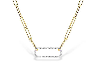 A283-19085: NECKLACE .50 TW (17 INCHES)