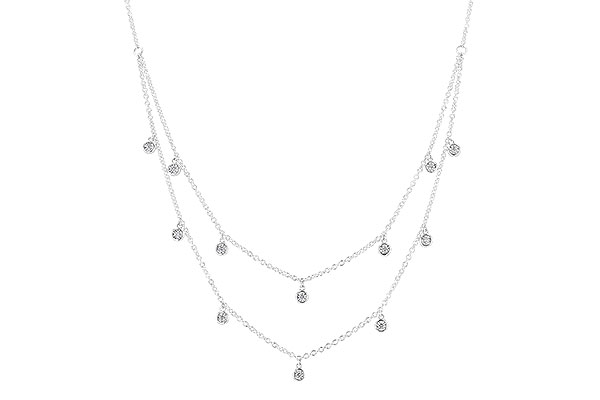 A283-19985: NECKLACE .22 TW (18 INCHES)