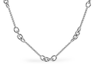 C283-24530: TWIST CHAIN (0.80MM, 14KT, 18IN, LOBSTER CLASP)