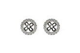 E196-86285: EARRING JACKETS .24 TW (FOR 0.75-1.00 CT TW STUDS)
