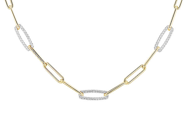 E283-19085: NECKLACE .75 TW (17 INCHES)
