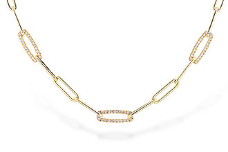 E283-19085: NECKLACE .75 TW (17 INCHES)