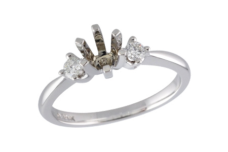 A015-03558: LDS SEMI DIA RING .14 TW