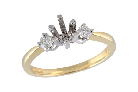 A015-03558: LDS SEMI DIA RING .14 TW