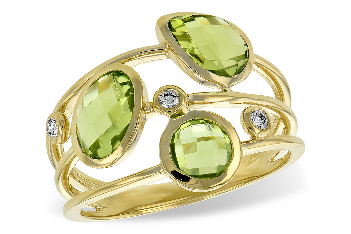 A198-68158: LDS RG 2.45 PERIDOT 2.50 TGW