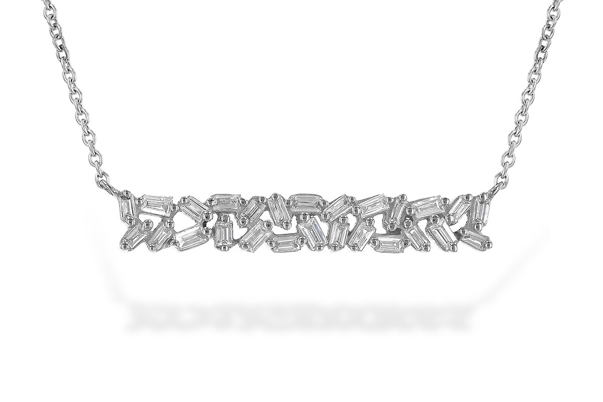 A199-59912: NECK .24 TW BAGUETTES