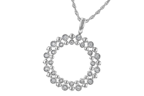 A199-59921: NECKLACE .12 TW
