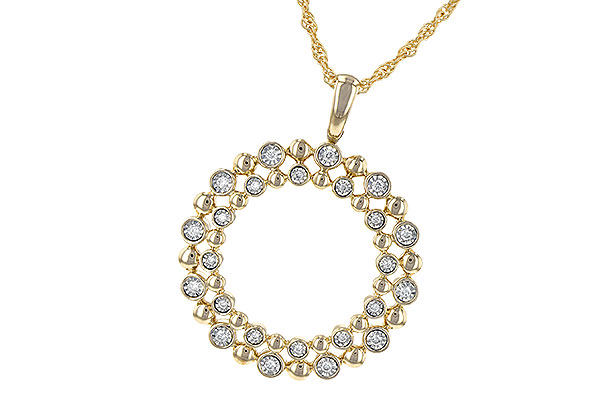 A199-59921: NECKLACE .12 TW