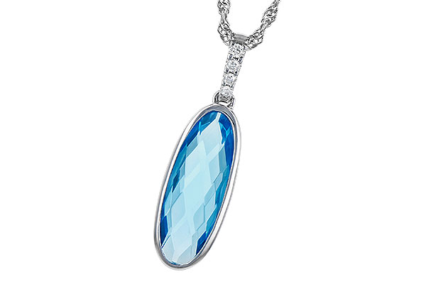 A282-30876: NECK 1.90 BLUE TOPAZ 1.93 TGW