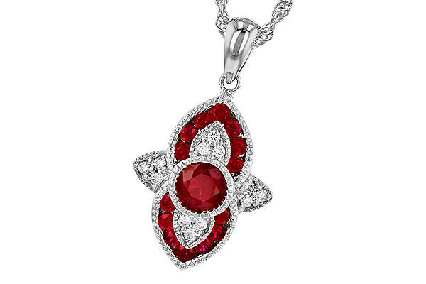 A282-30894: NECK .63 TW RUBY .70 TGW