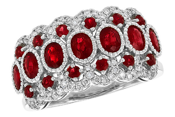 A282-30903: LDS WED RG 1.90 TW RUBY 2.15 TGW