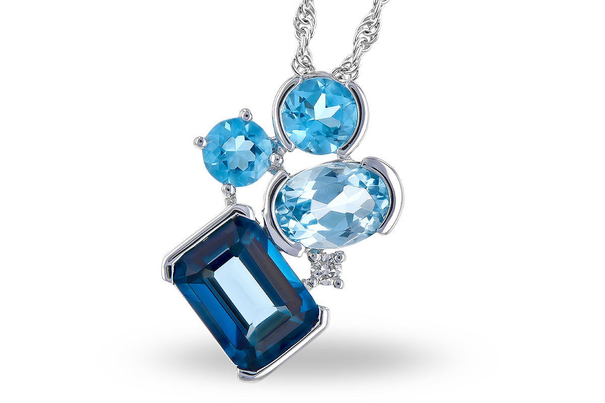 A282-34503: NECK 3.08 BLUE TOPAZ TW 3.11 TGW