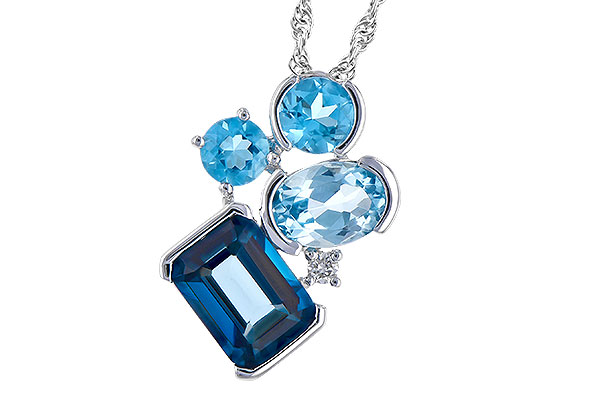 A282-34503: NECK 3.08 BLUE TOPAZ TW 3.11 TGW