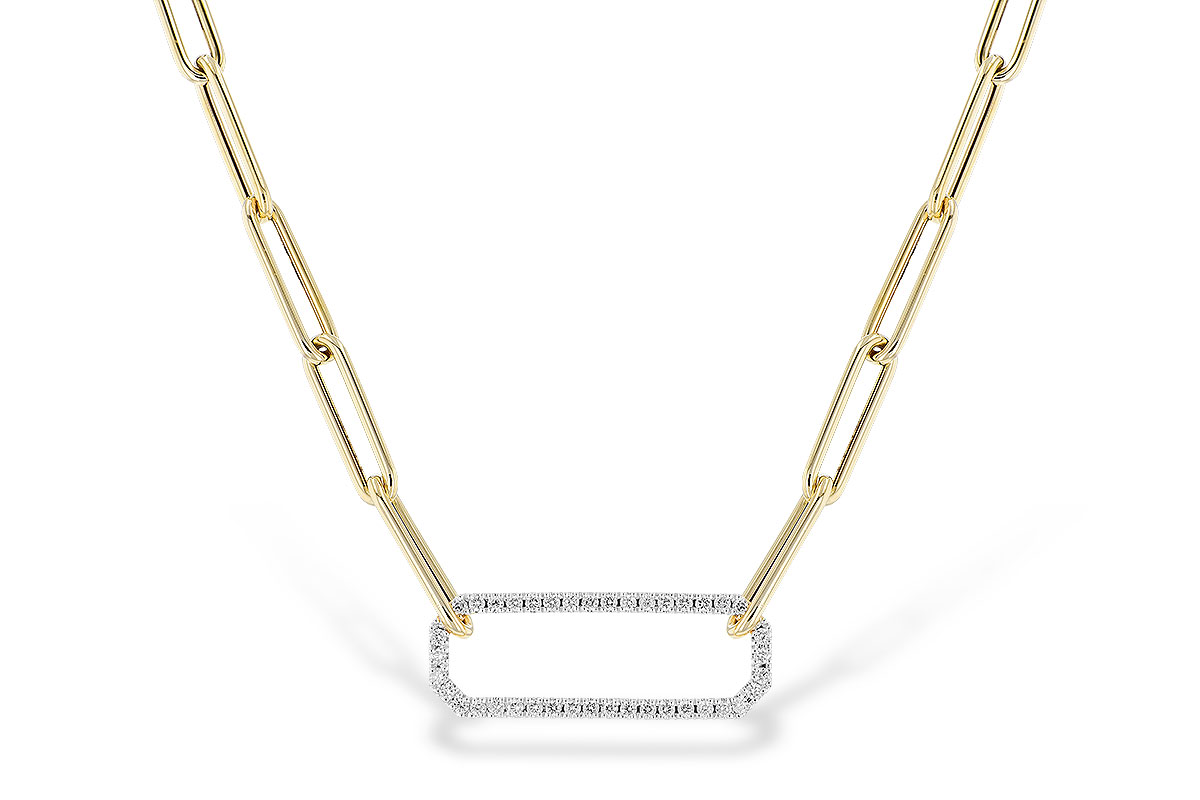 A283-19085: NECKLACE .50 TW (17 INCHES)