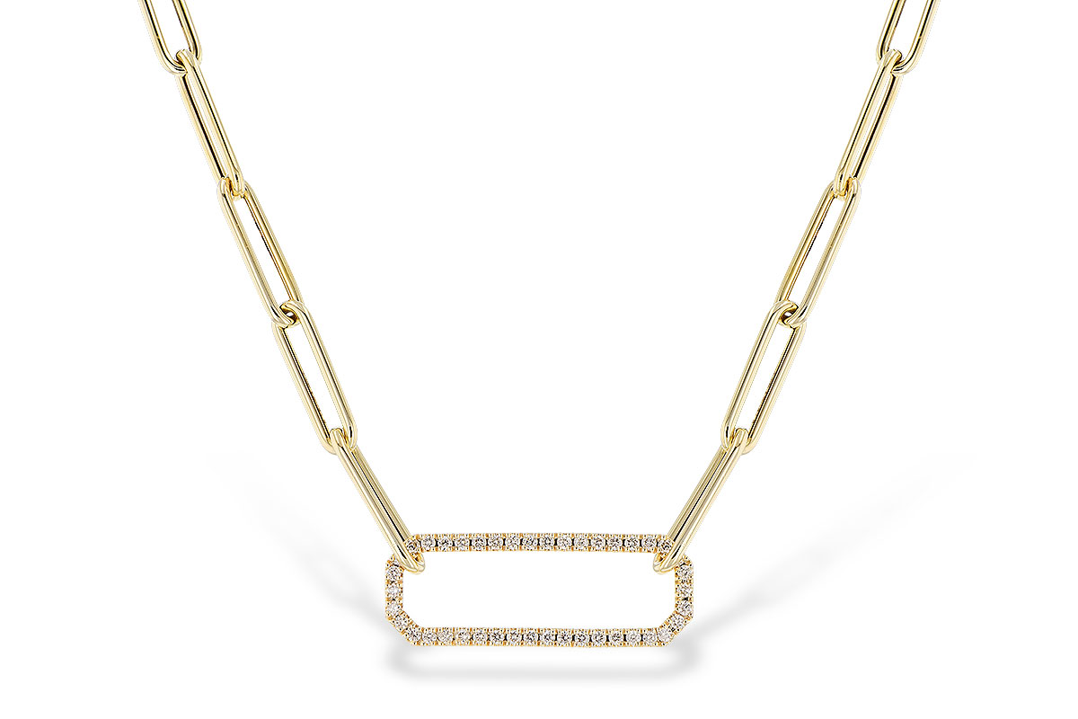A283-19085: NECKLACE .50 TW (17 INCHES)