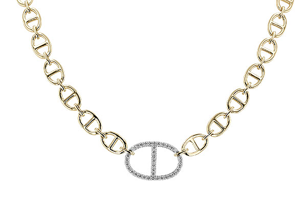 A283-27212: NECKLACE .65 TW (17")