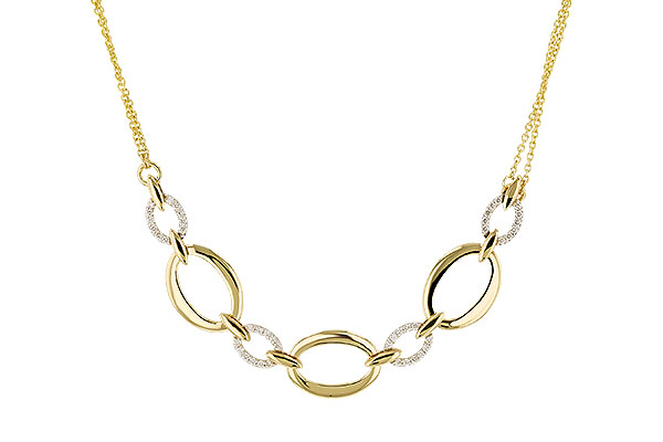 A284-10830: NECKLACE .50 TW (18")
