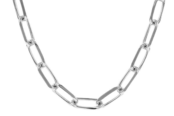 A284-10876: PAPERCLIP MD (7IN, 3.10MM, 14KT, LOBSTER CLASP)