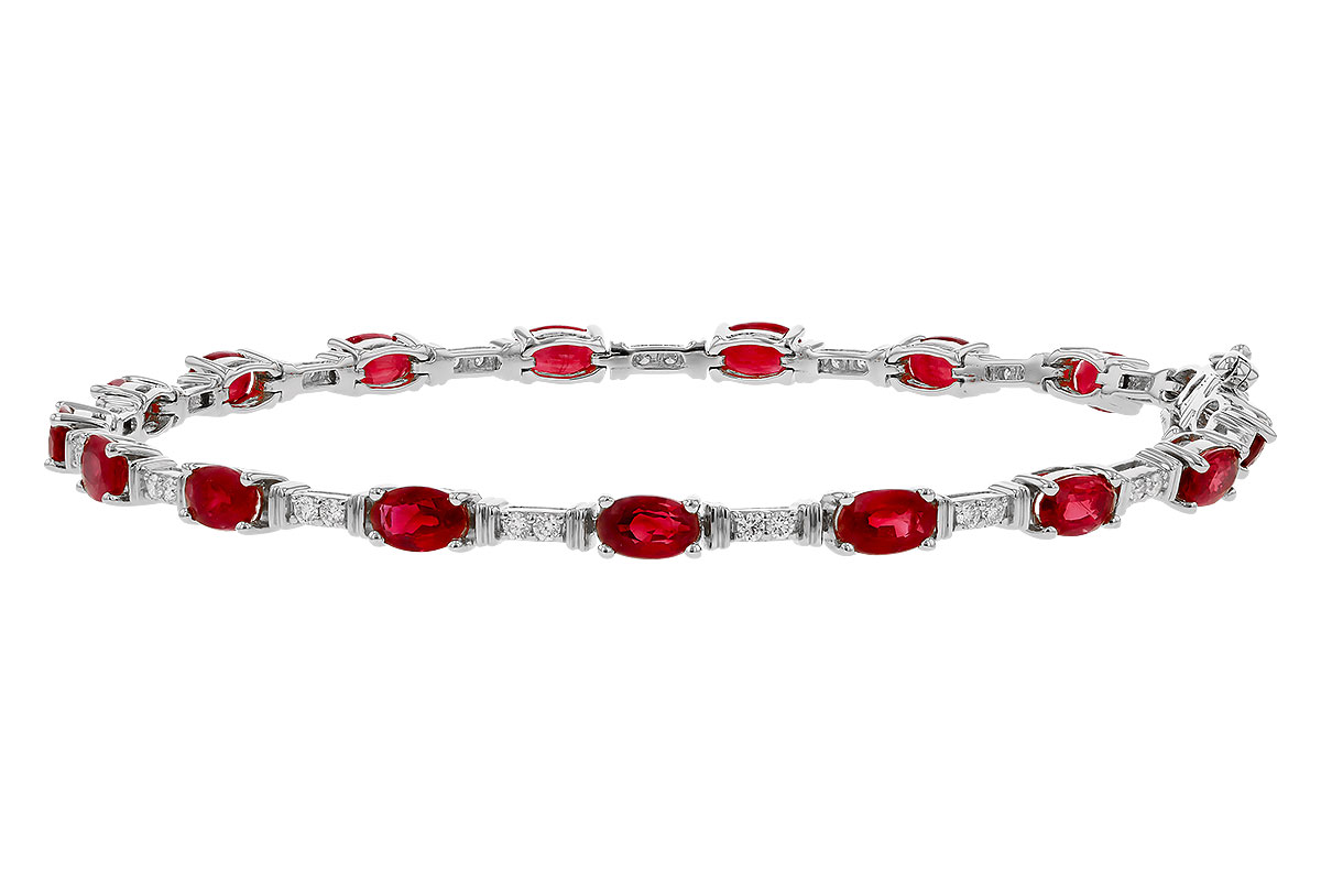 A284-11812: BRACELET 4.65 RUBY 4.97 TGW (7")