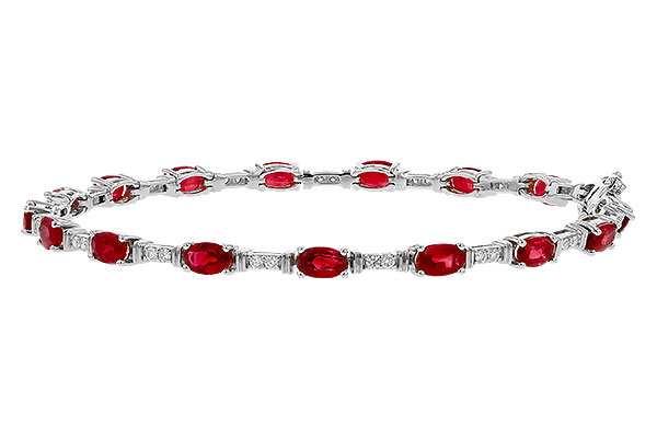 A284-11812: BRACELET 4.65 RUBY 4.97 TGW (7")