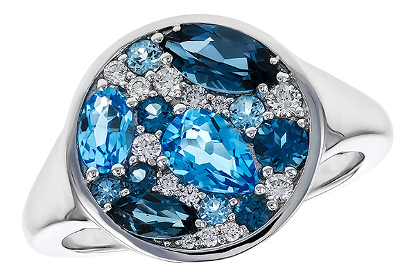 A284-13576: LDS RG 1.80 TW BLUE TOPAZ 1.96 TGW