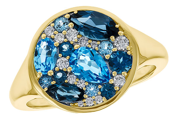 A284-13576: LDS RG 1.80 TW BLUE TOPAZ 1.96 TGW