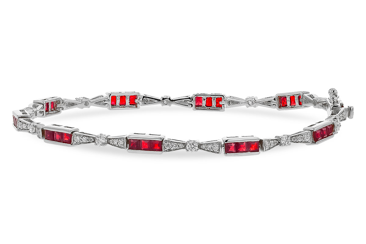 A284-15403: BRACELET 2.05 RUBY 2.70 TGW (7")