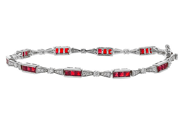 A284-15403: BRACELET 2.05 RUBY 2.70 TGW (7")