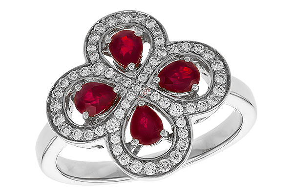 A284-15412: LDS RG .68 TW RUBY .96 TGW