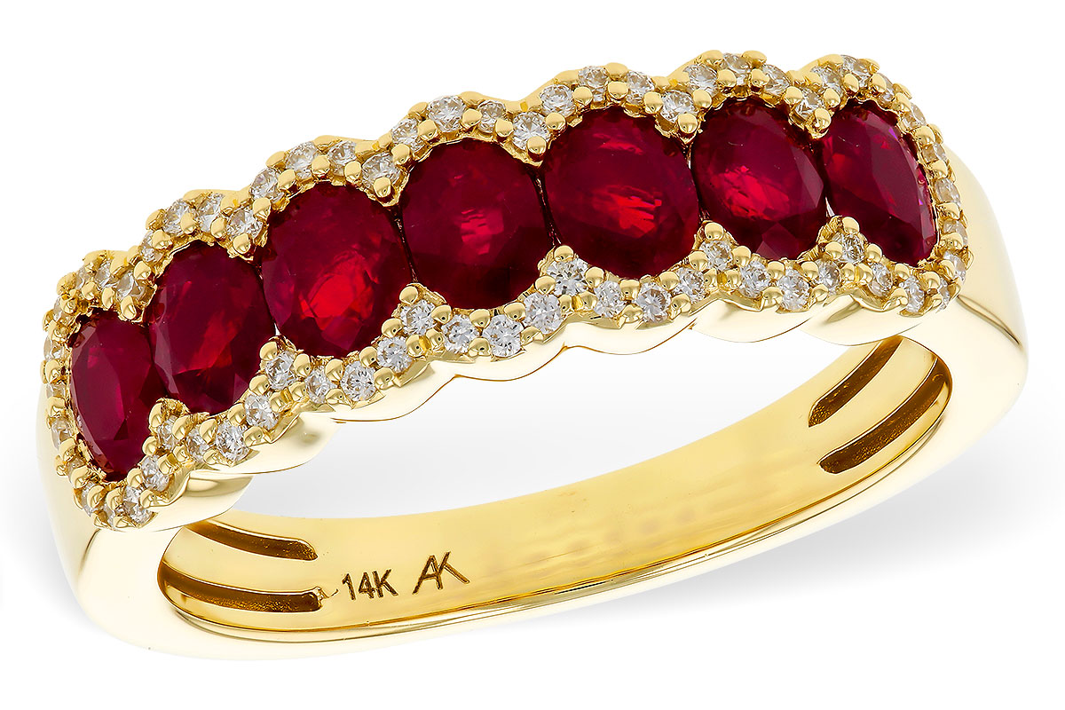 A284-17194: LDS WED RG 1.40 TW RUBY 1.57 TGW