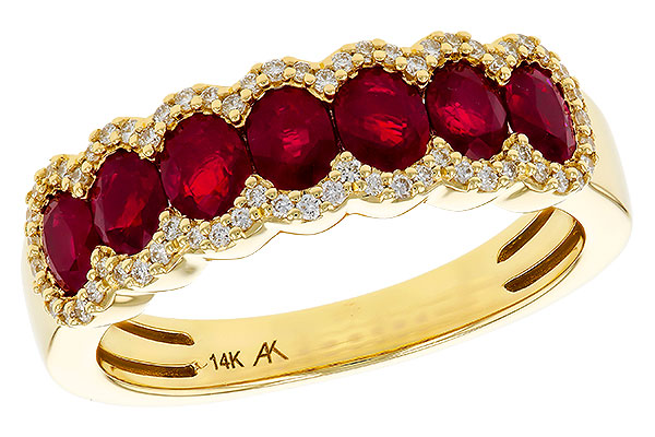 A284-17194: LDS WED RG 1.40 TW RUBY 1.57 TGW