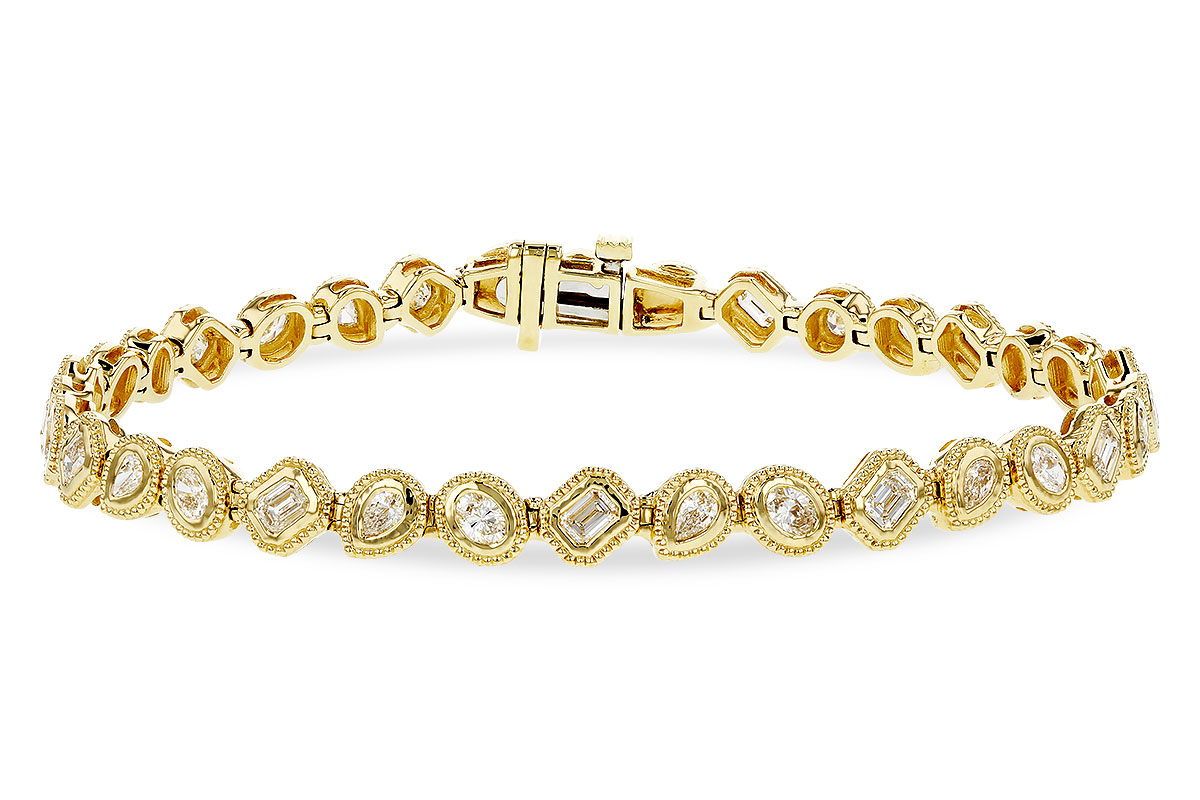 A284-17249: BRACELET 2.15 TW FANCY CUT DIAMONDS