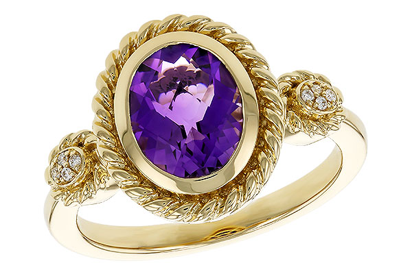 A284-18121: LDS RG 1.38 AMETHYST 1.40 TGW (9x7MM AMY)