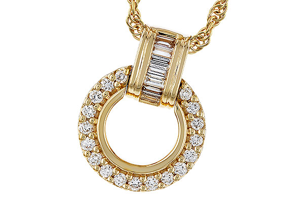 A284-18176: NECKLACE .12 BAG .33 TW