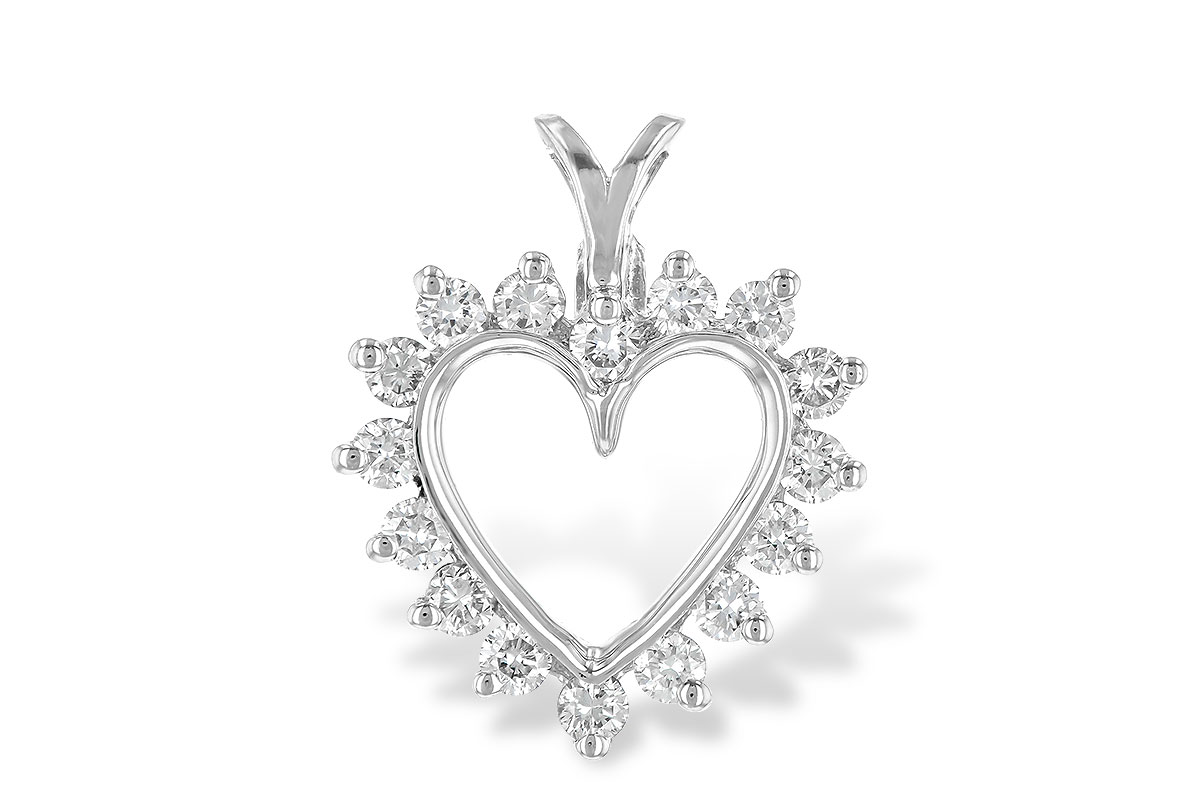 B015-94539: HEART PENDANT .45 TW