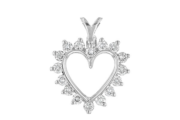 B015-94539: HEART PENDANT .45 TW