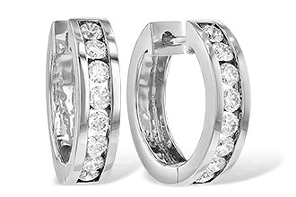 B195-03558: EARRINGS 1 CT TW