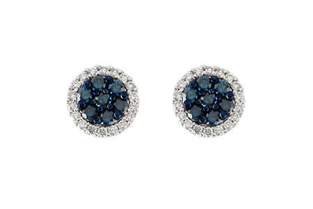 B196-87203: EARR .45 BLUE DIA .70 TW
