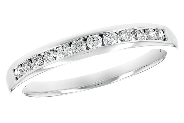 B196-89930: LDS WED RG .25 TW (12 STONES)