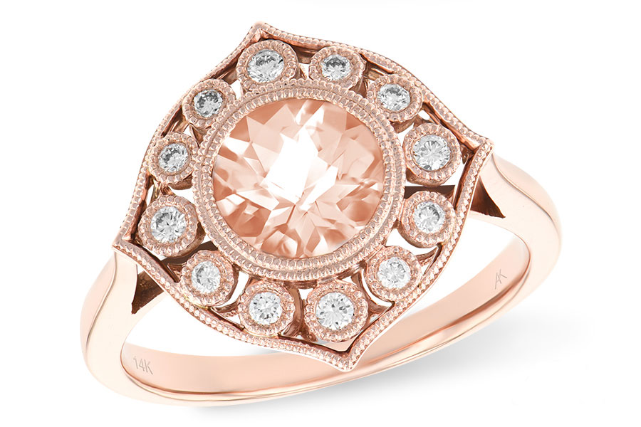 B197-77203: LDS RG .90 MORGANITE 1.05 TW