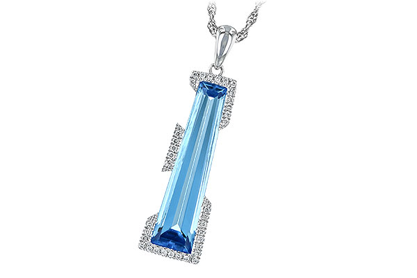 B198-66276: NECK 5.18 BLUE TOPAZ 5.28 TGW