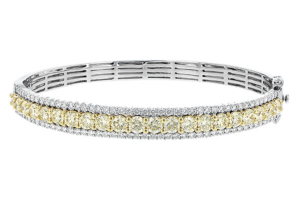 B198-67212: BANGLE 4.20 YELLOW DIAS 5.63 TW