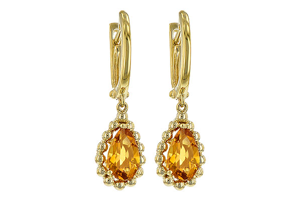 B198-68158: EARR 1.40 CITRINE TW