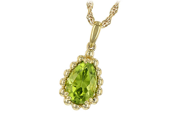B198-68167: NECKLACE 1.30 CT PERIDOT