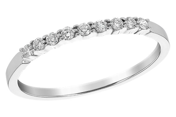 B198-69085: LDS WED RG .12 TW (9 STONES)