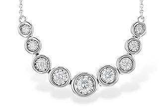 B199-61767: NECKLACE .50 TW