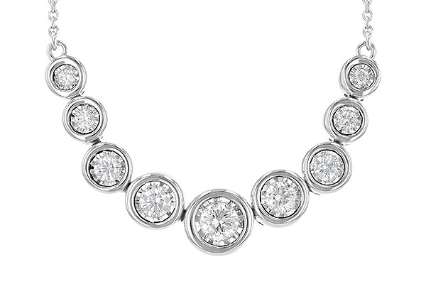 B199-61767: NECKLACE .50 TW