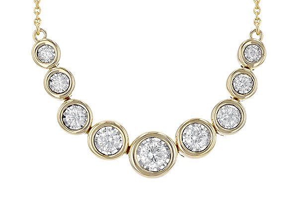 B199-61767: NECKLACE .50 TW