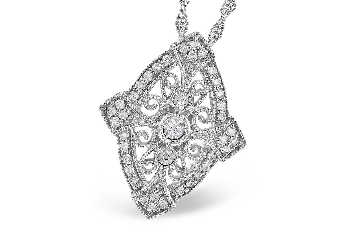B282-29067: NECKLACE .20 TW