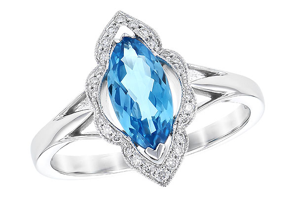 B282-34530: LDS RG 1.26 BLUE TOPAZ 1.37 TGW